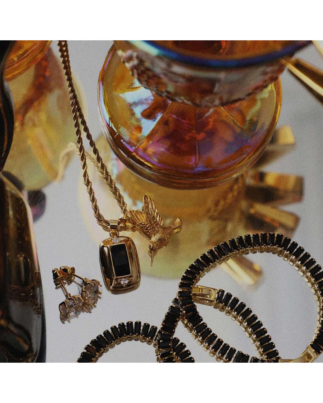 Sucré Couture Metallic Heritage Charm Necklace