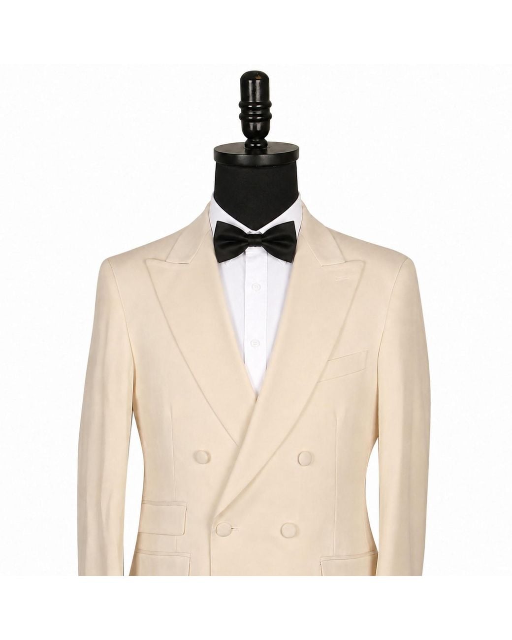 DAVID WEJ Natural Neutrals Alfredo Double Breasted Peak Lapel Blazer for men