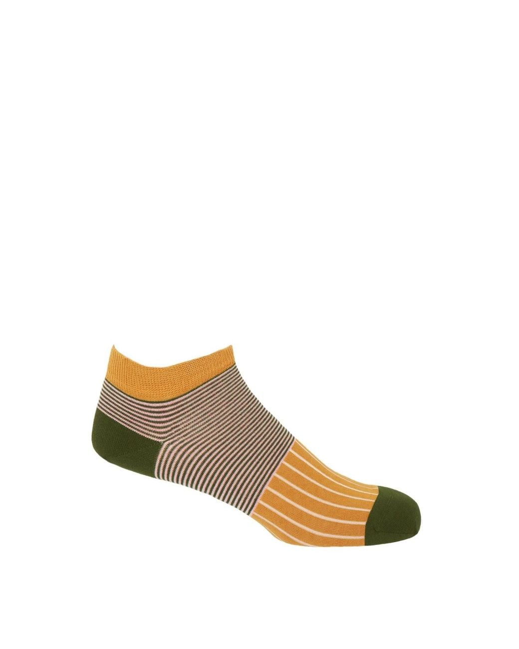 Peper Harow - Made in England Blue Oxford Stripe Trainer Socks – Bundle for men