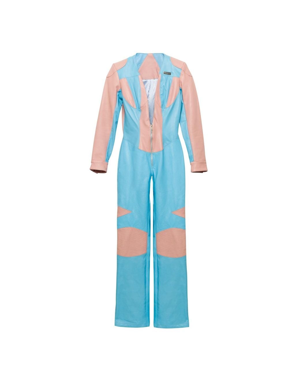 Paloma Lira Blue Spaceship Leather Jumpsuit