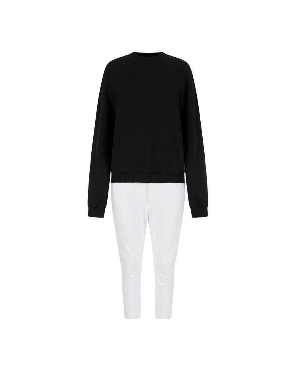Clothes by Locker Room Black Oversized Sweatshirt & Jogger Set