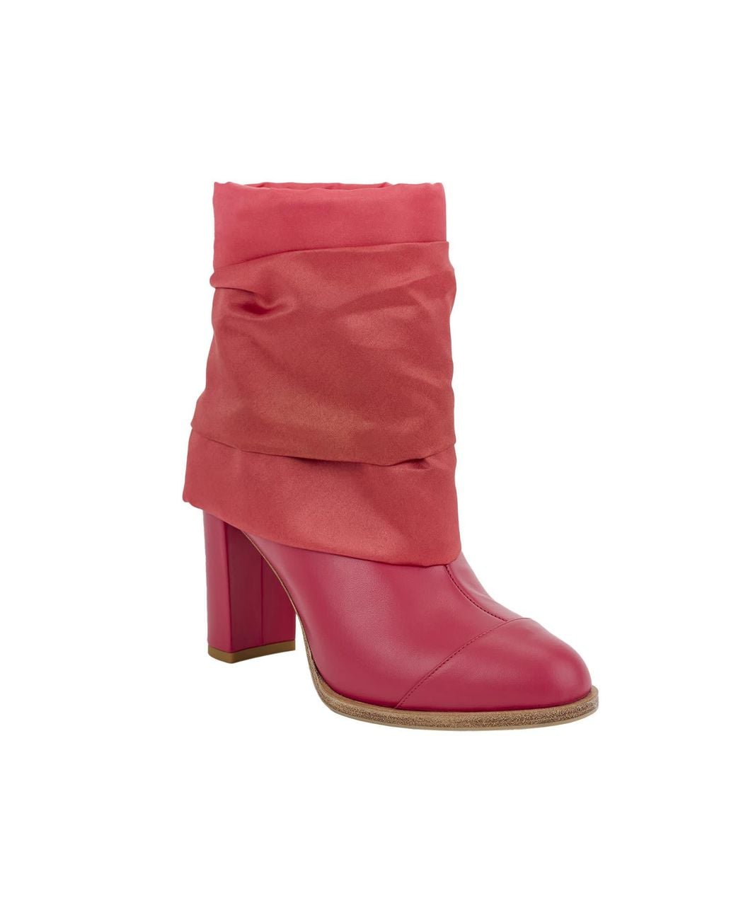 Moon D'elle Red Quasar Ankle Boots