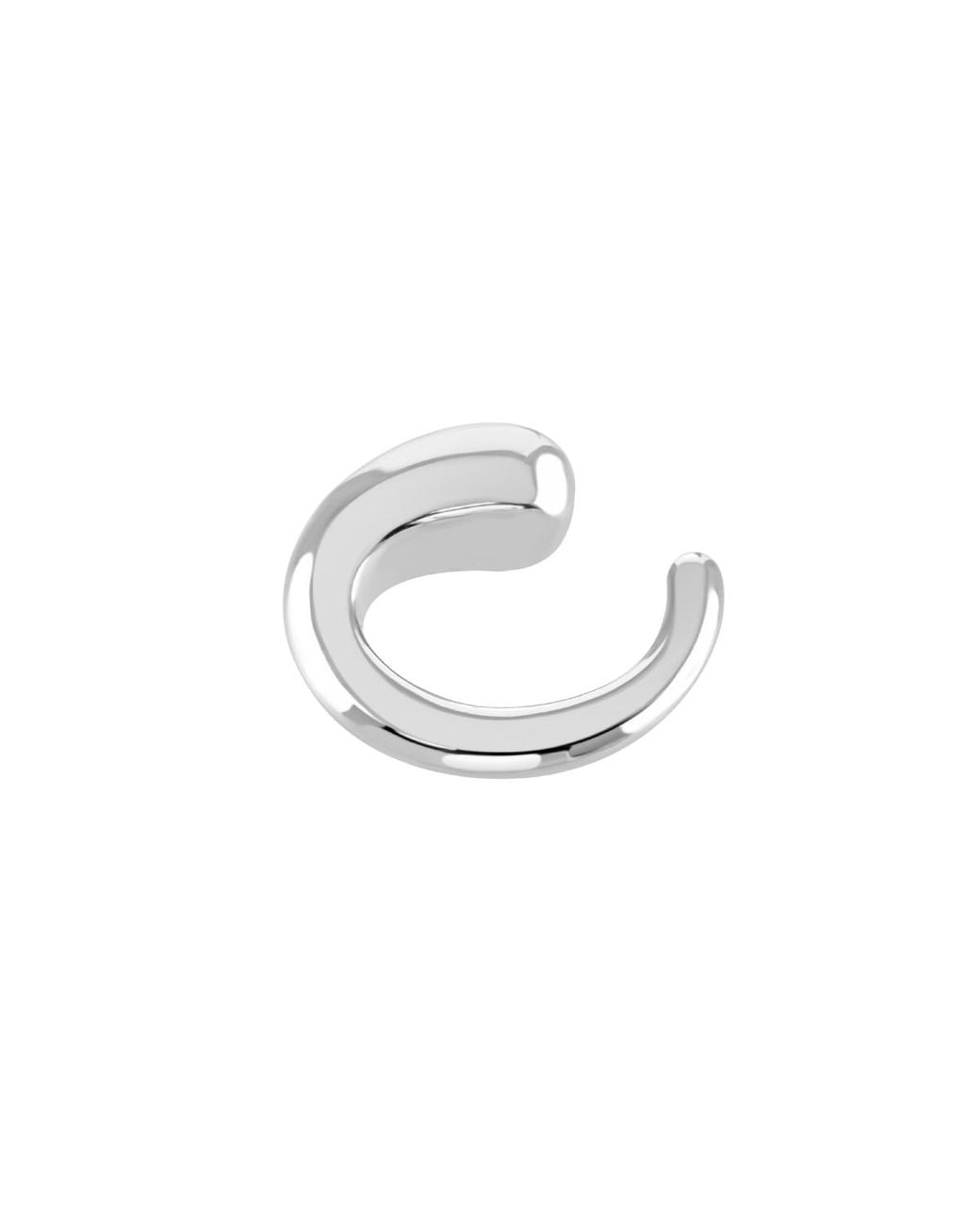 Lucy Quartermaine Metallic Chunky Drop Ear Cuff