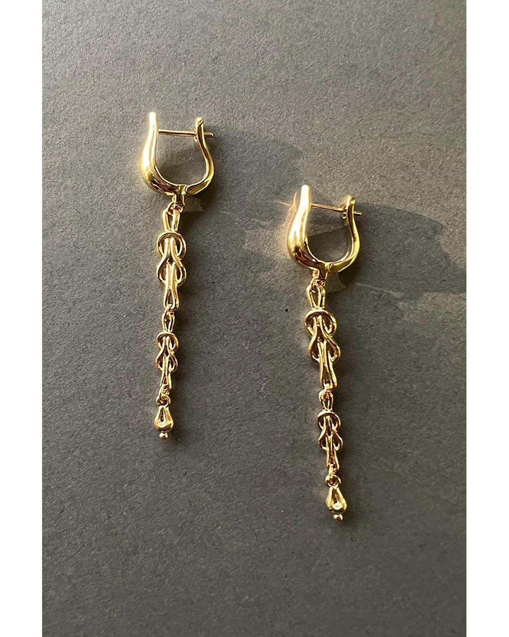 Astor & Orion White Hecate Knot Dangle