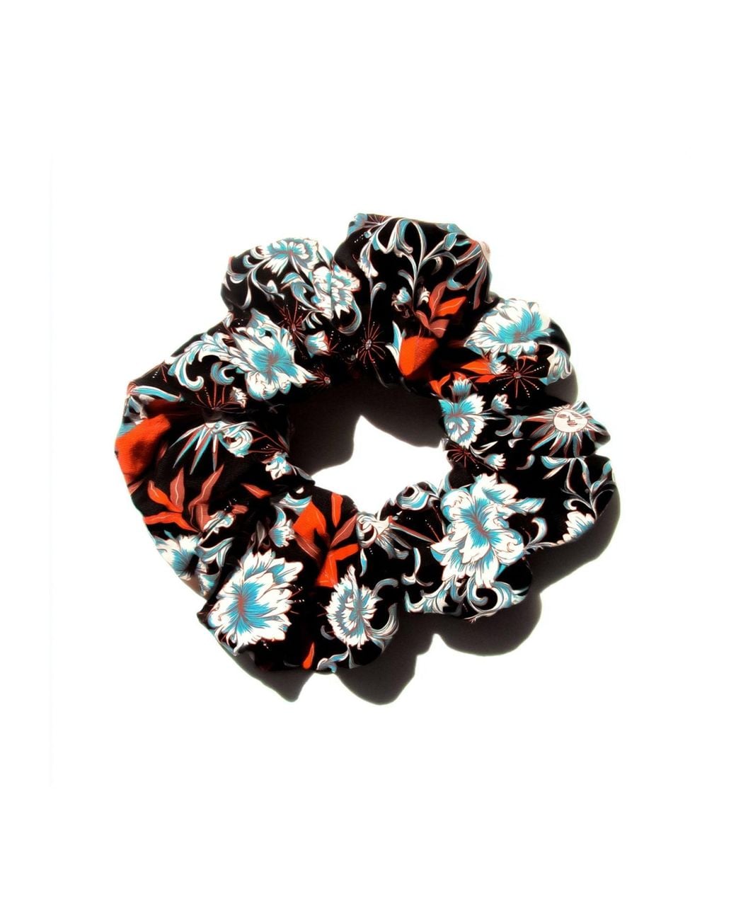 Crono Zee Orange Solstice Garden Scrunchie