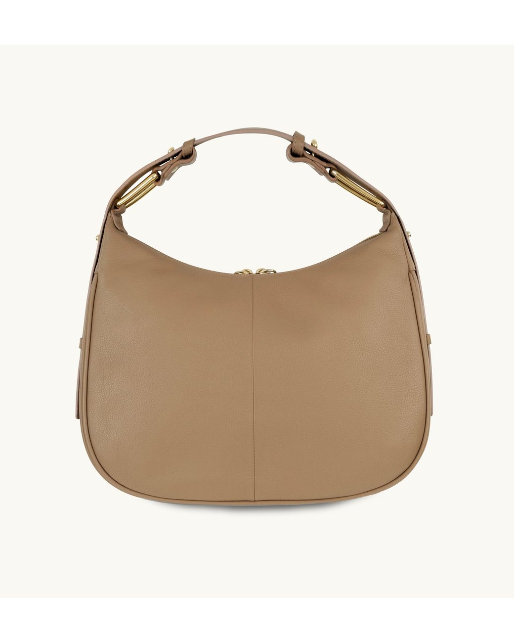 Apatchy London Brown Neutrals The Charlie Camel Leather Bag