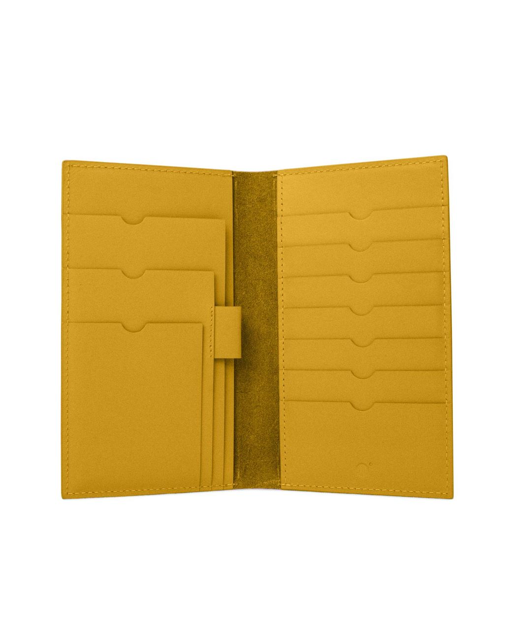 godi. Green Handmade Leather Passport & Travel Wallet for men