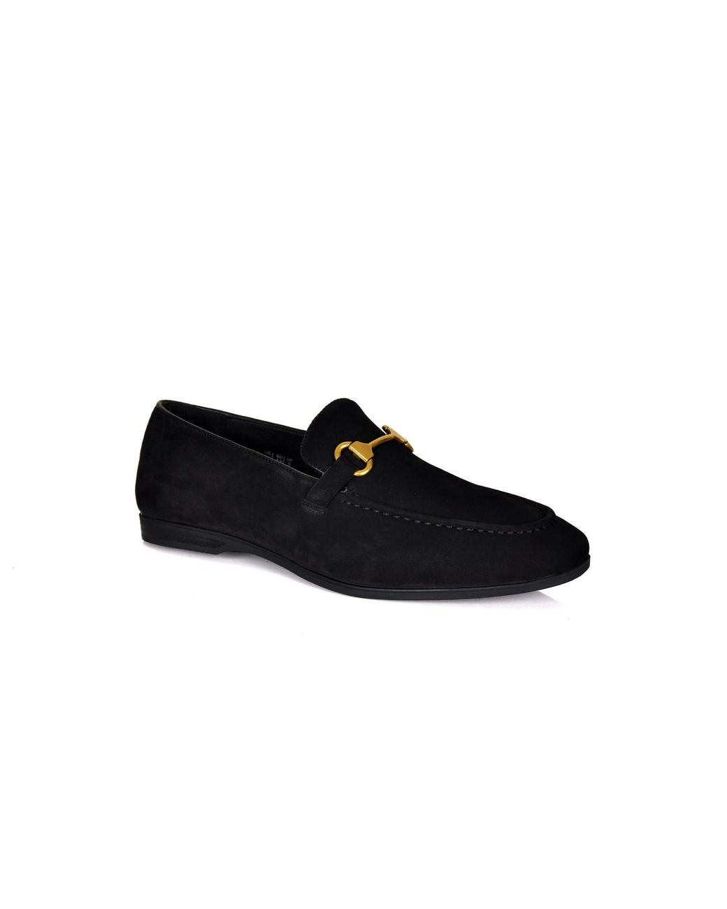 DAVID WEJ Black Lorenzo Suede Loafers for men