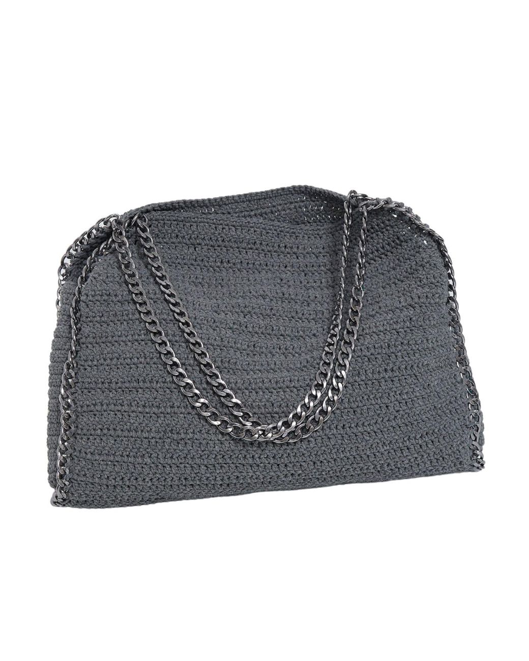 N'Onat Gray City Chain Hand Crochet Tote Bag