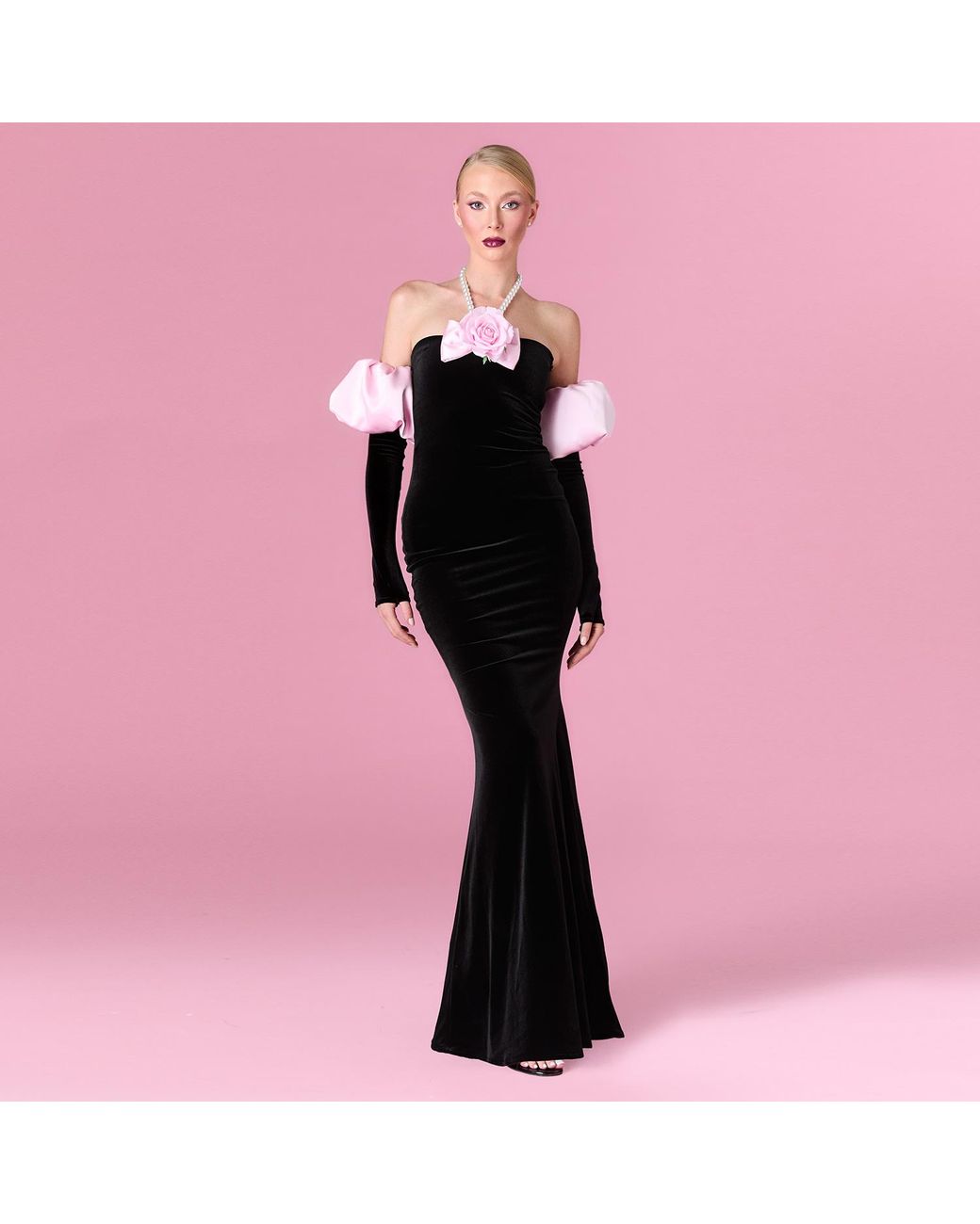 Nur Karaata Black Mystique Gown