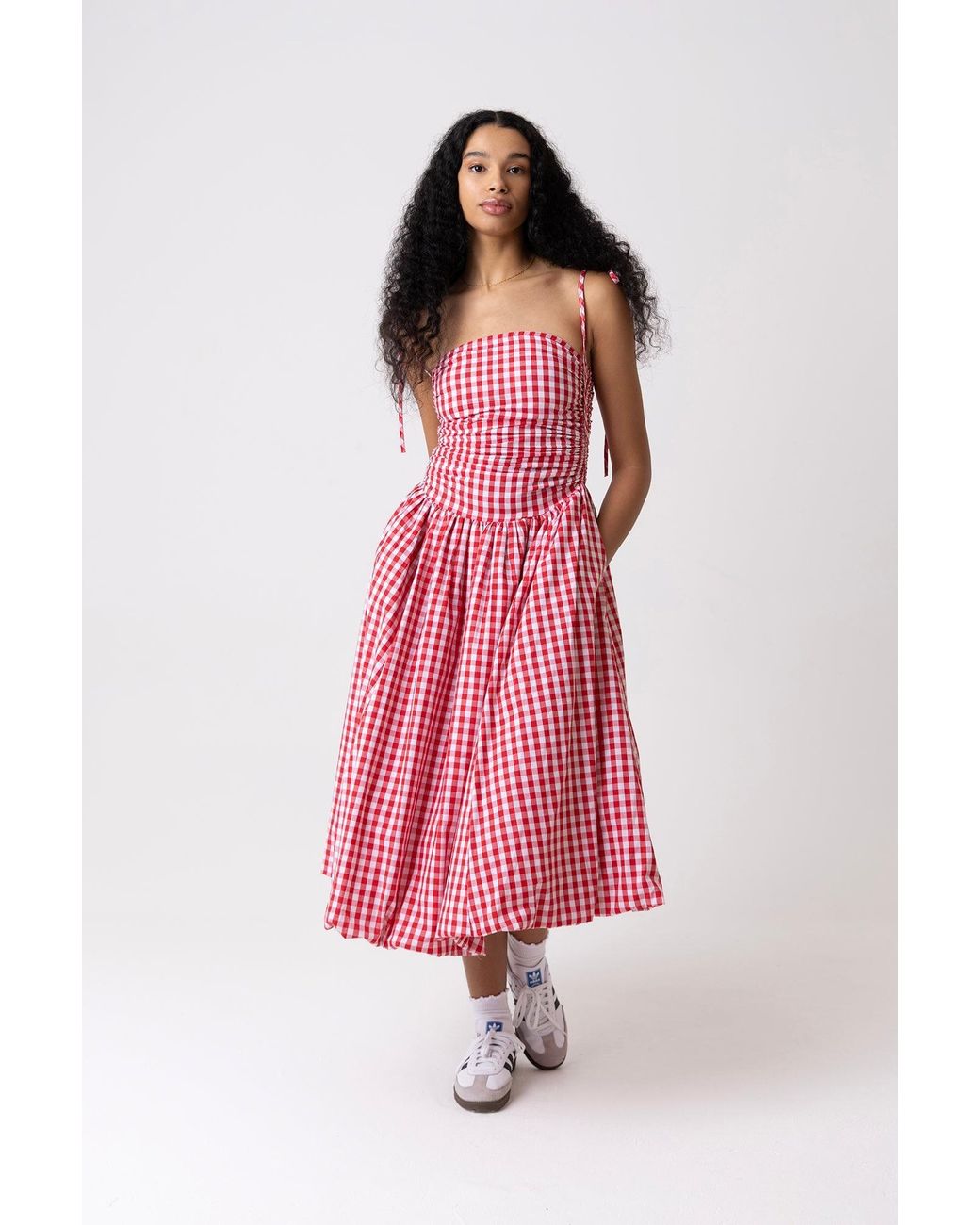 Amy Lynn Pink Alexa Gingham Puffball Dress
