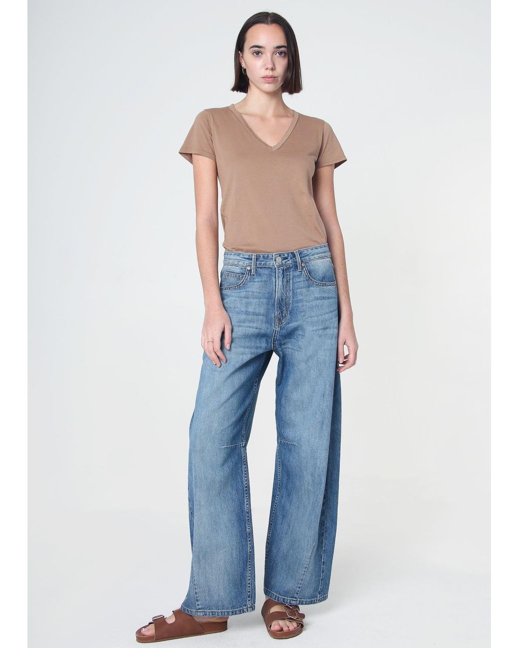 NOEND Blue Kallie Relaxed Curve