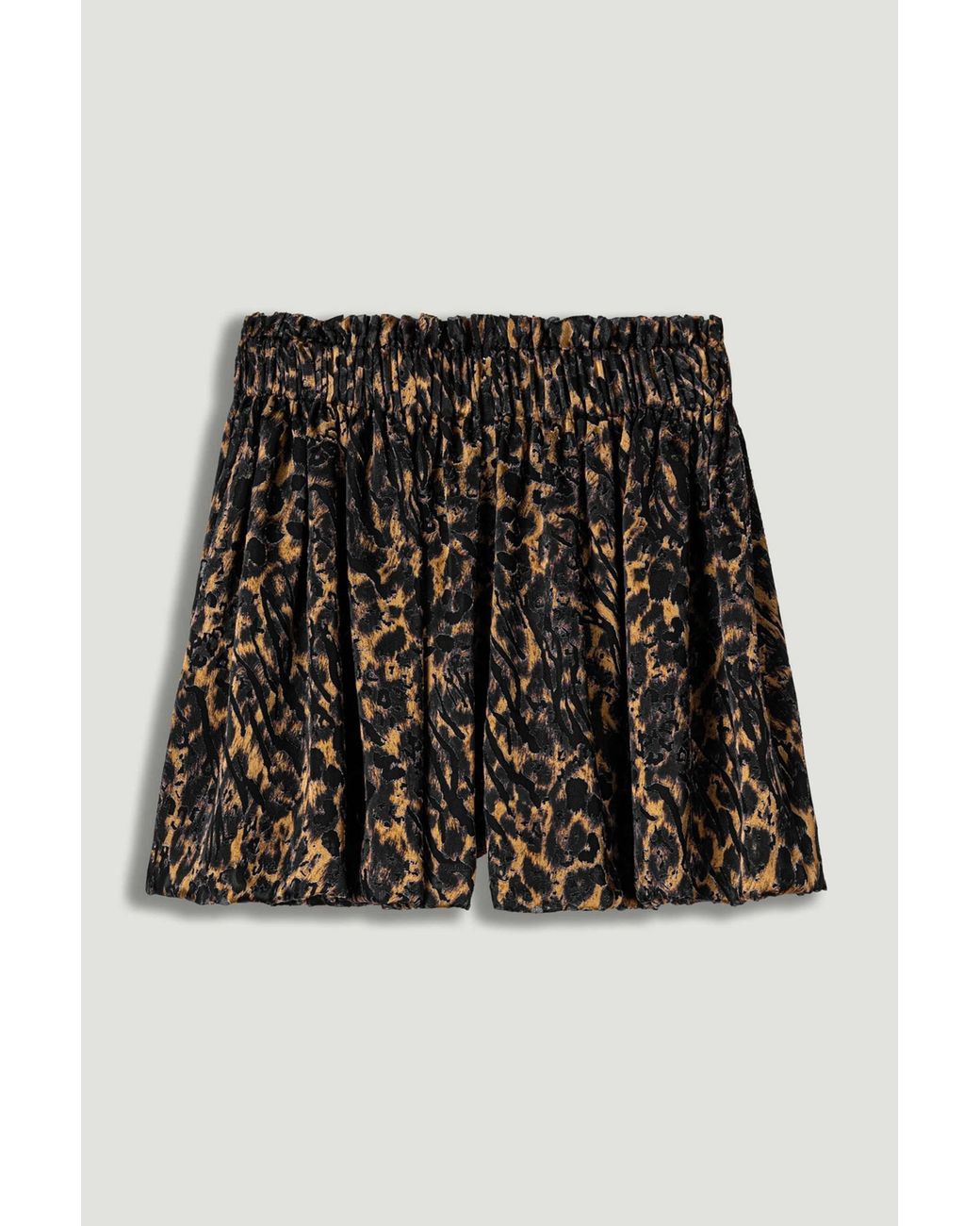 Nocturne Black Printed-Mini Shorts