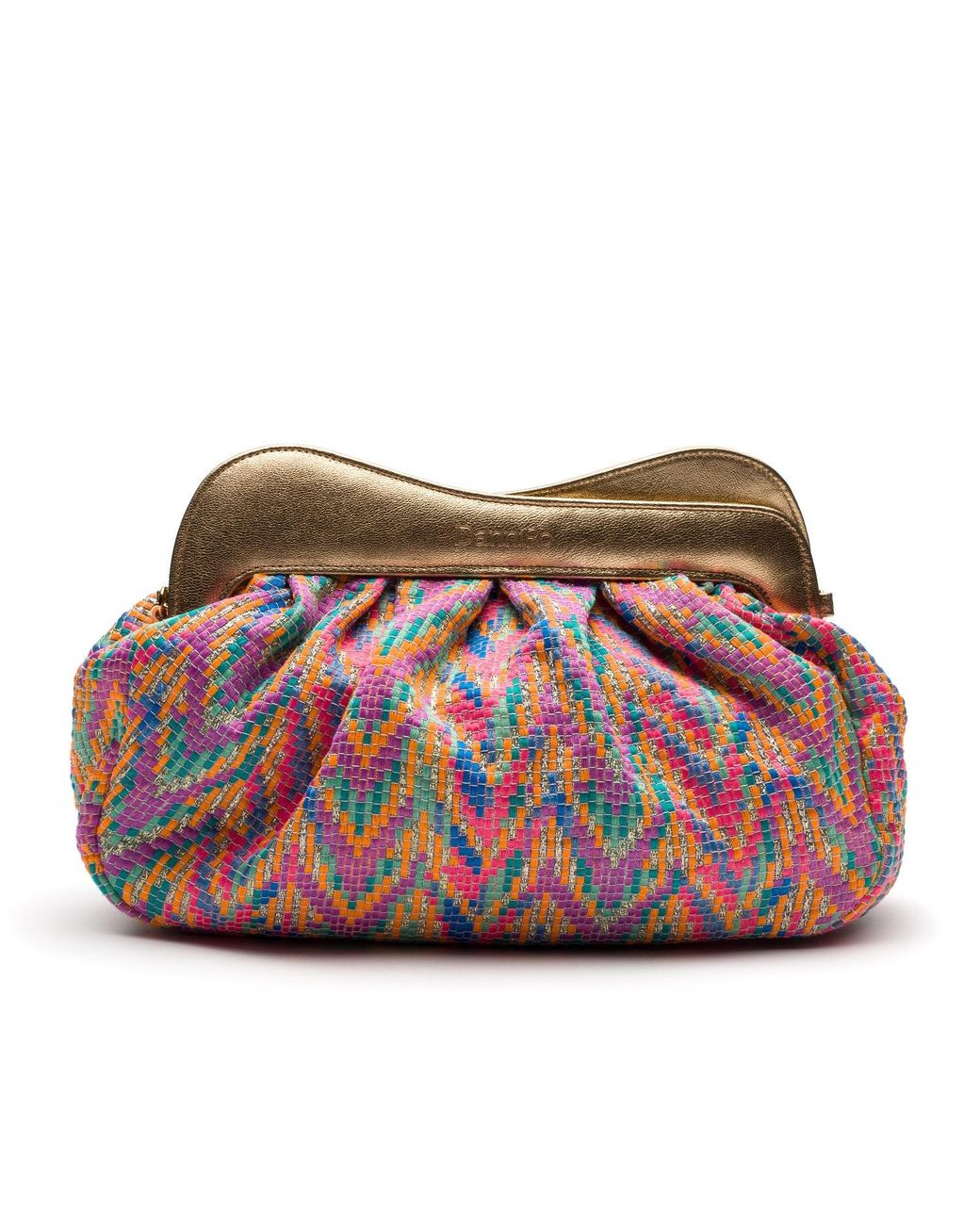 Danni Ro Red Lisbon Large Clutch