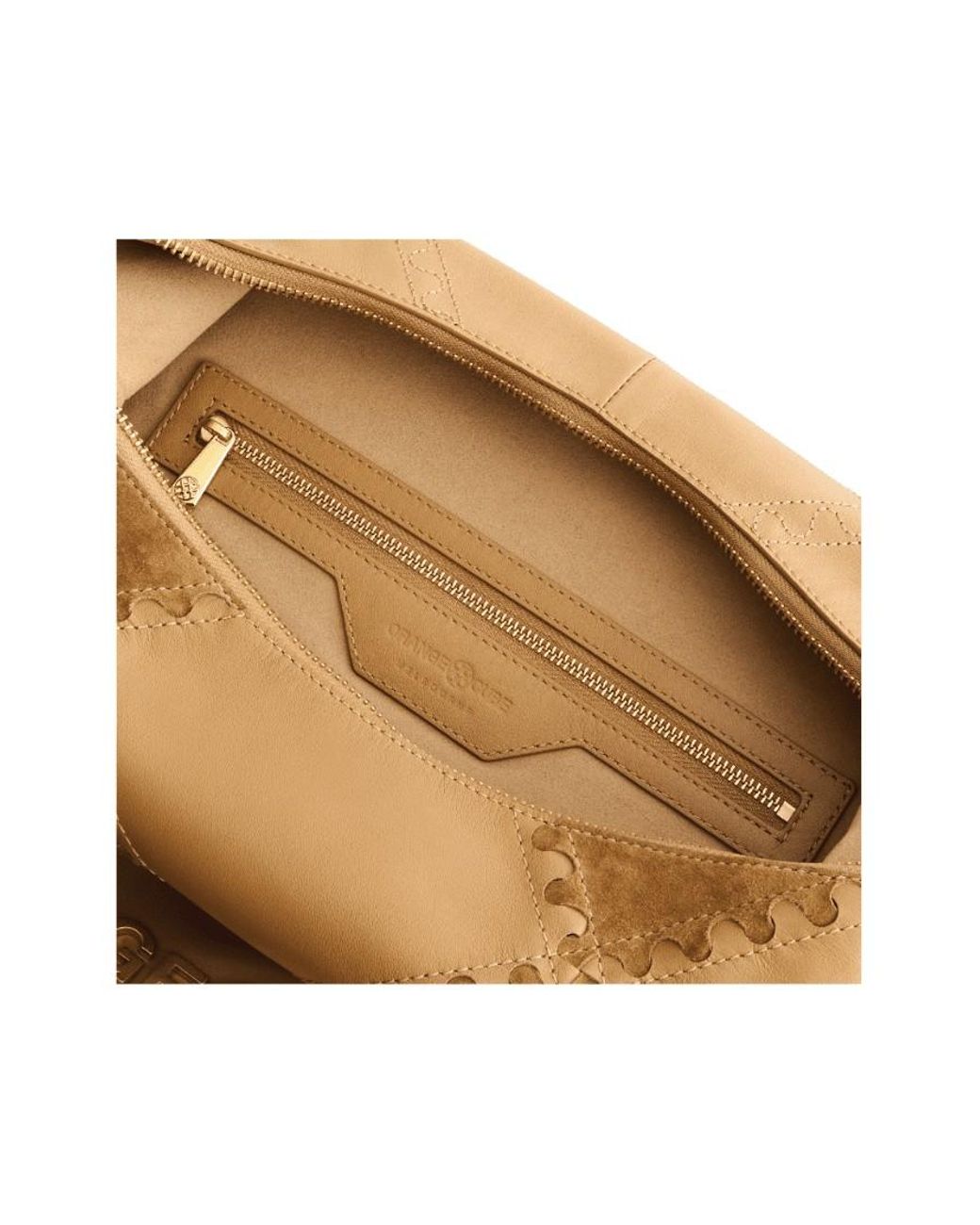 Orange Cube Metallic Metropolitan Crossbody Bag
