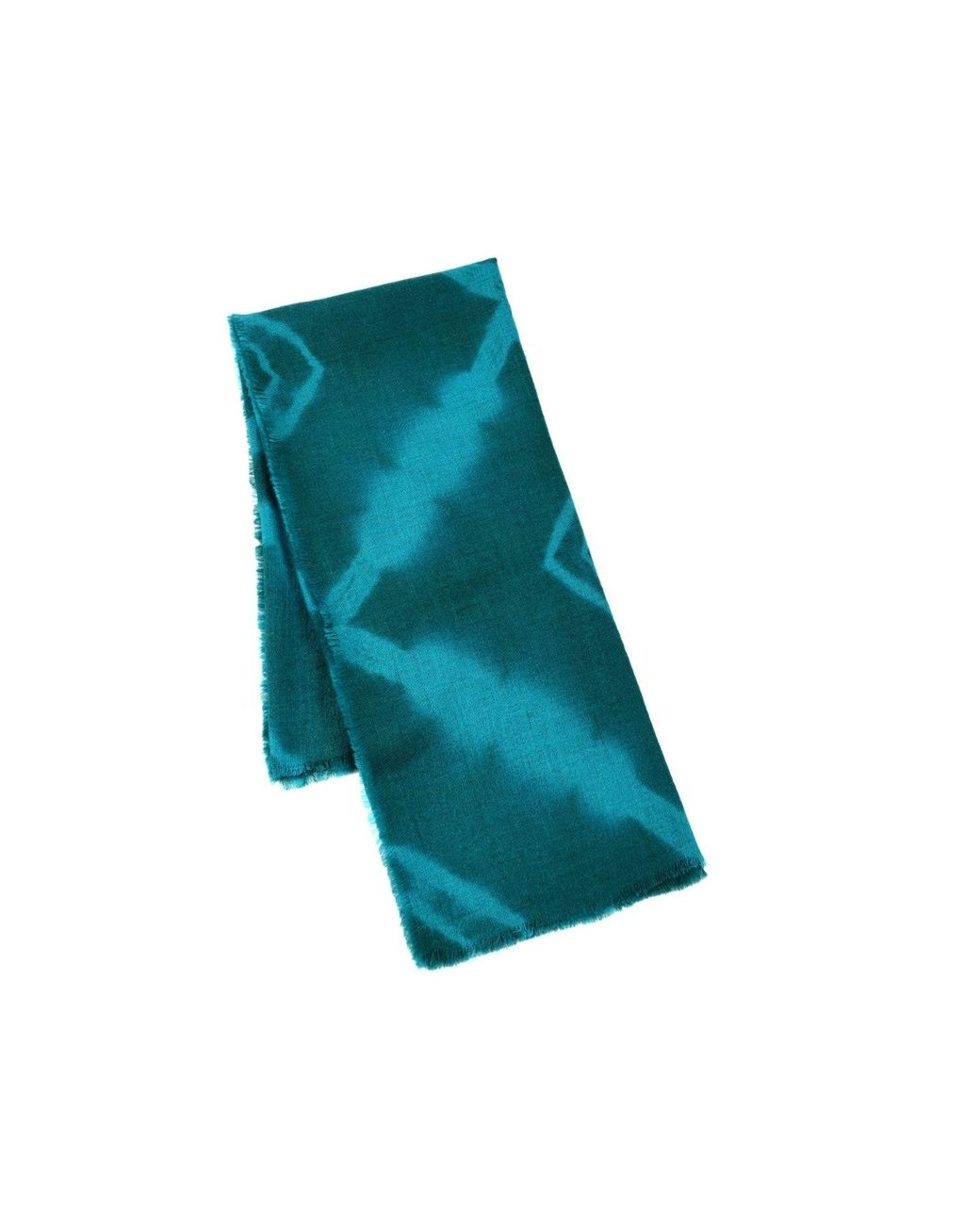 Heritagemoda Blue Gi Certified Luxury Dark Tie-Dye Cashmere Scarf – Soft Lightweight Wrap