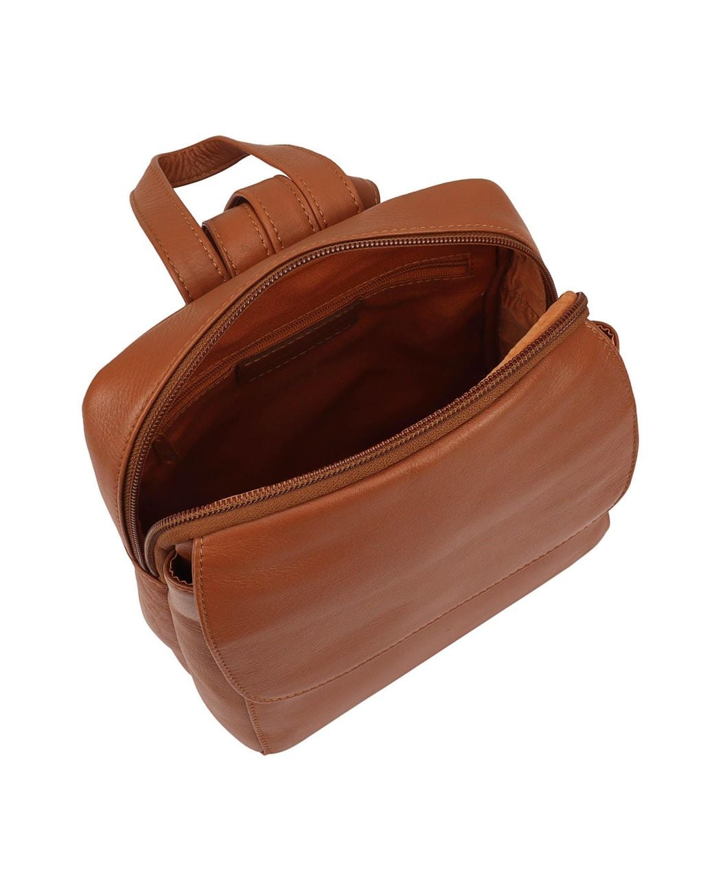 Lloyd Baker Brown Farit Leather Backpack