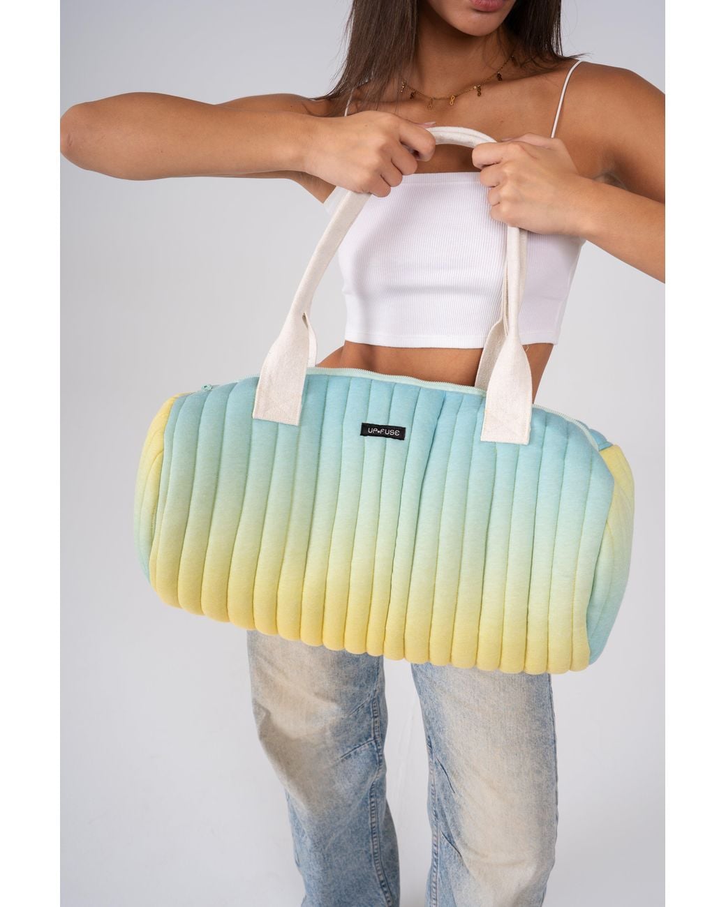 Up-fuse Yellow Duffle Bag