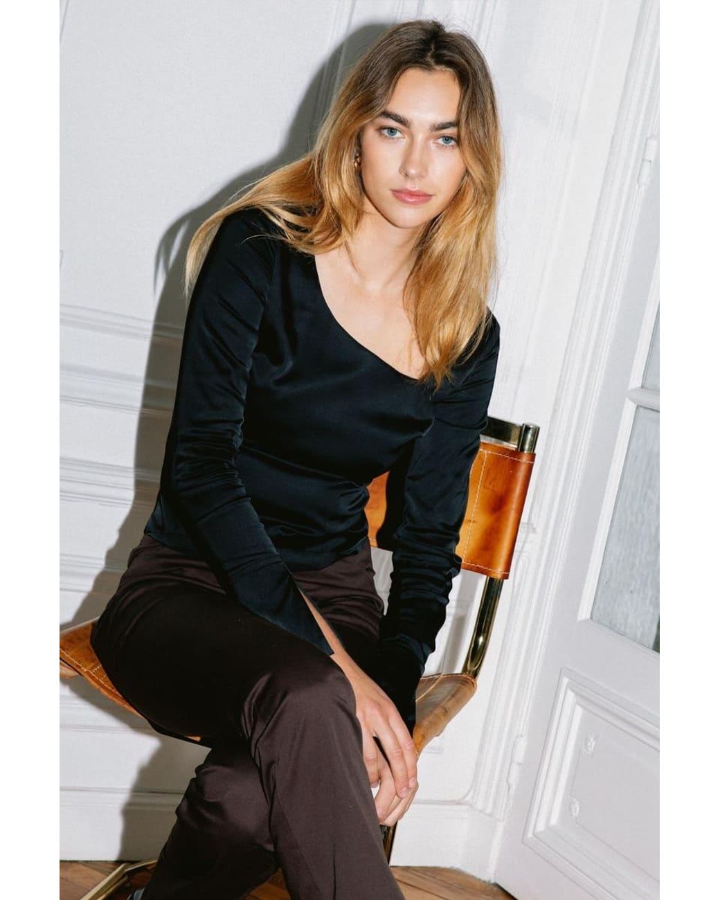 AVANI Apparel Black Azalée Top