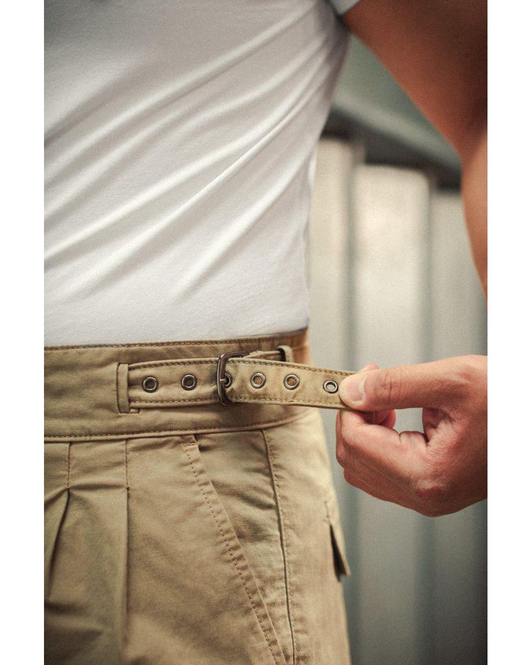 &SONS Trading Co Natural Neutrals Verona Drill Pant Khaki for men