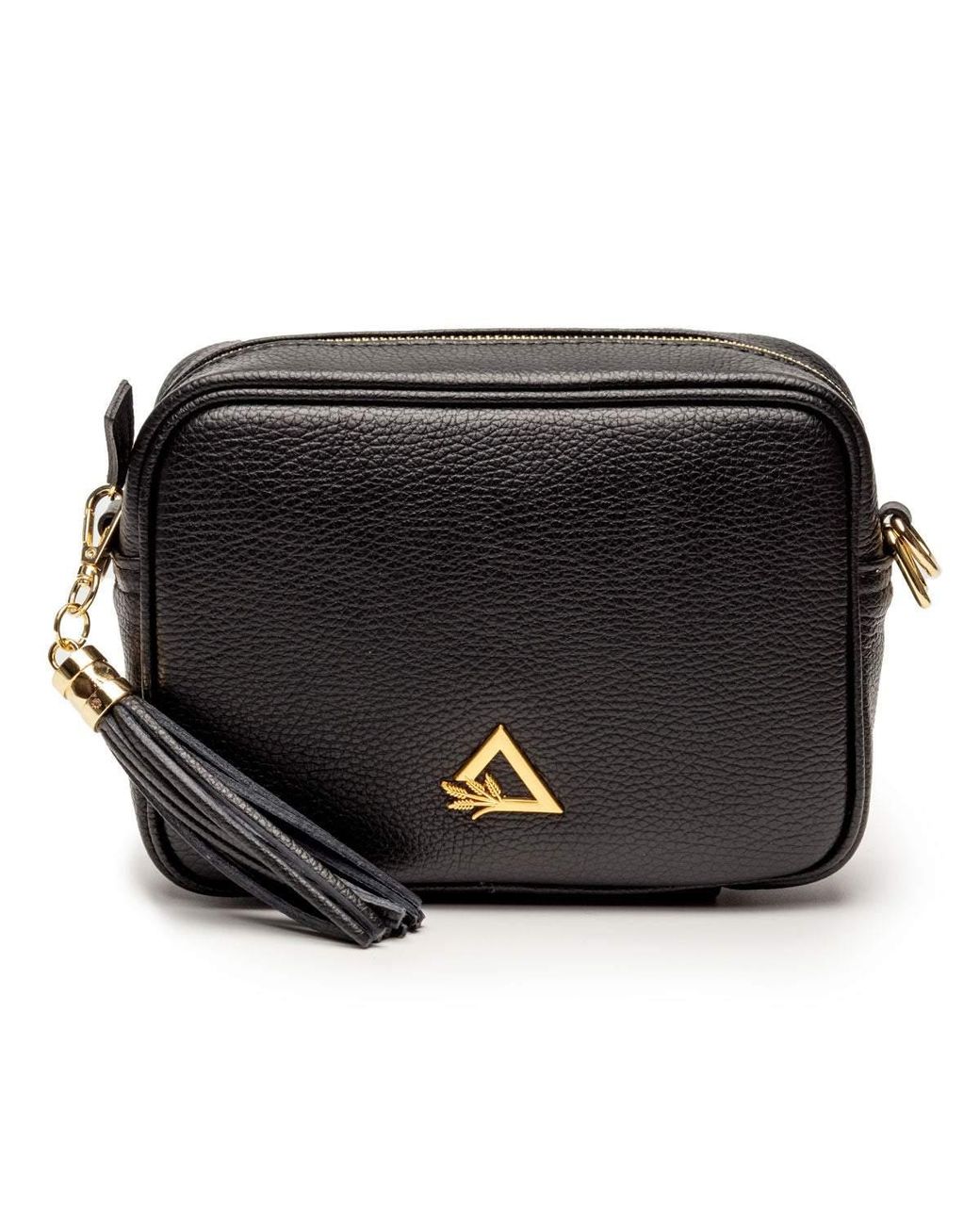 Hay Life Black Leather Camera Bag