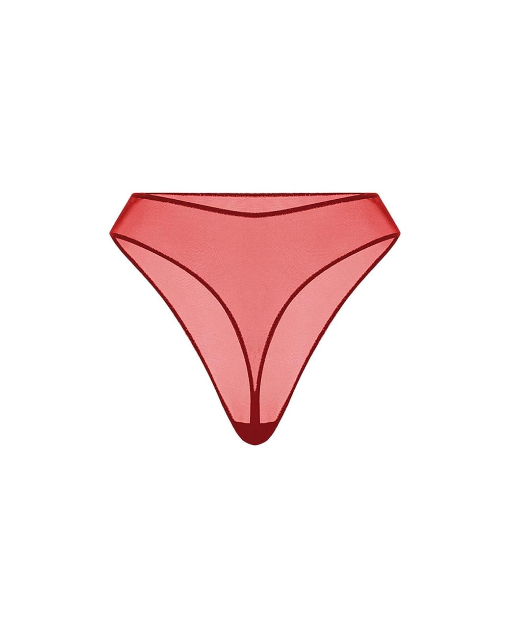Zhilyova Pink Ocean High-Waisted Thong