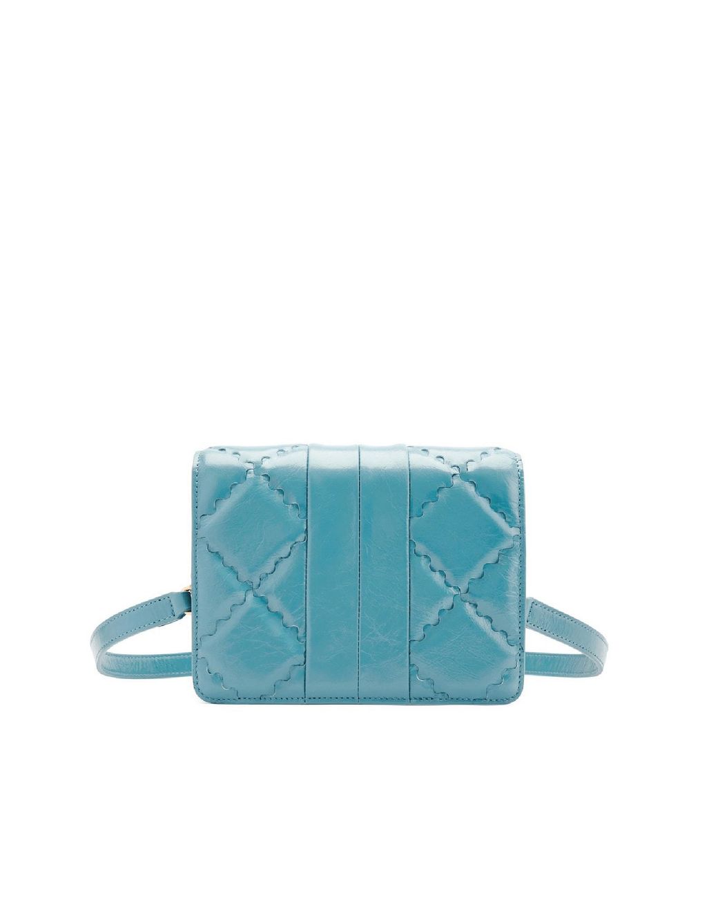 Orange Cube Blue Mosaic Diamond Crossbody Bag