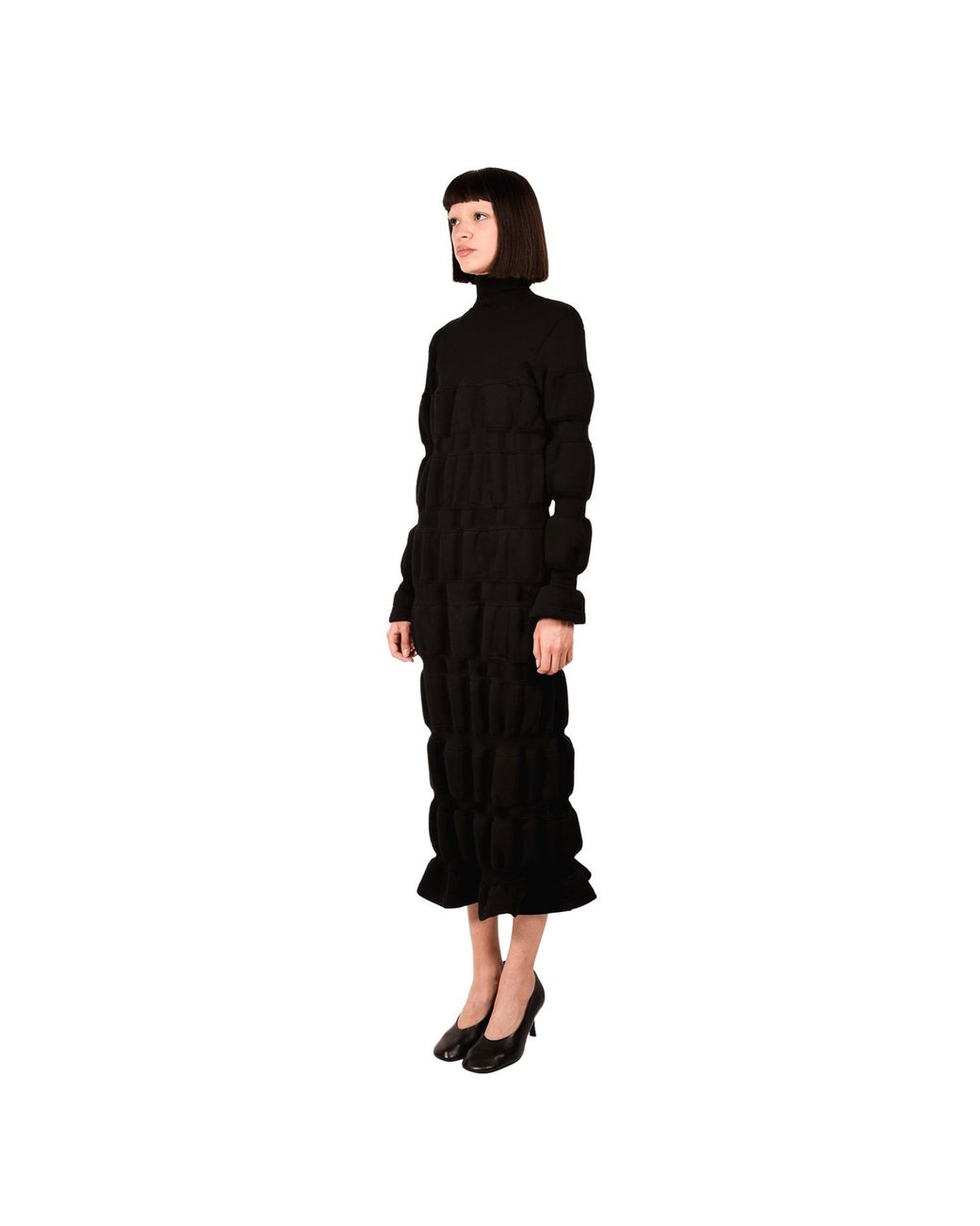 Ioana Ciolacu Black Rubber Dress