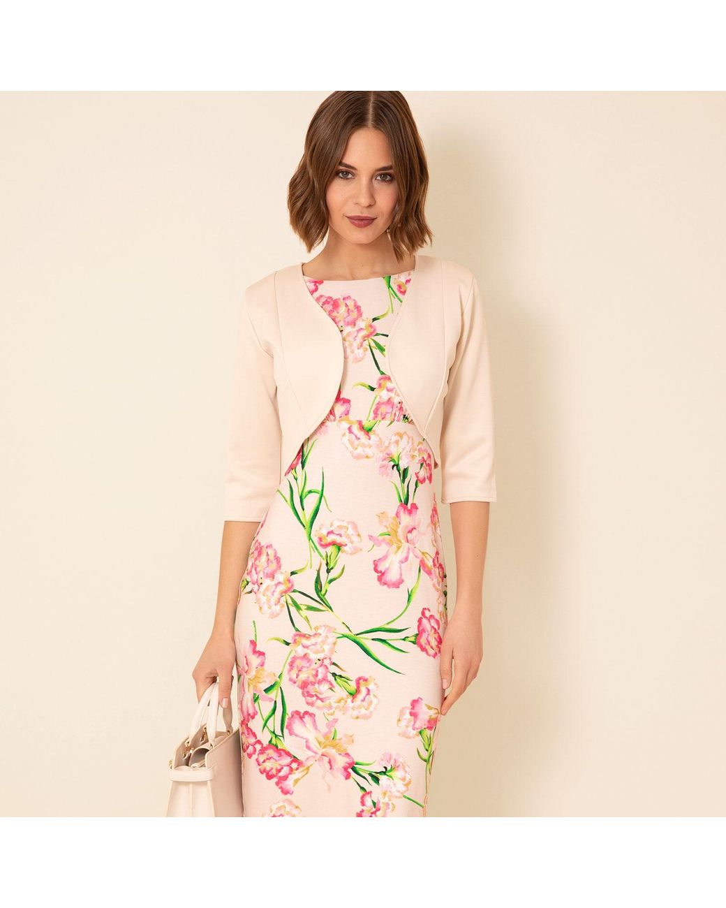 Alie Street London Natural Neutrals Freya Bolero Nude Blush