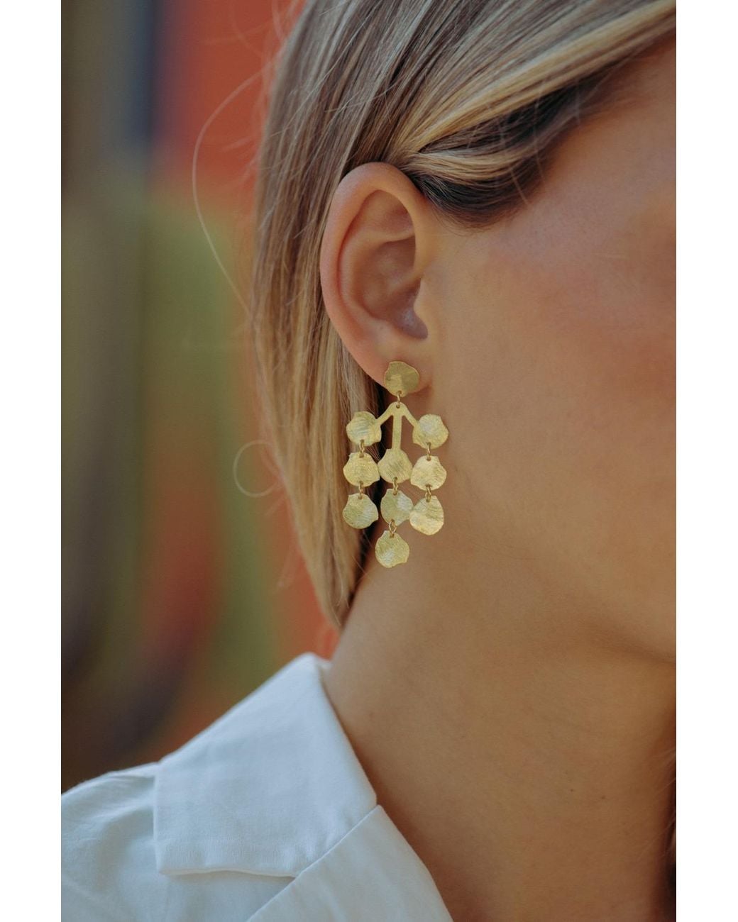Marcia Moran Metallic Niko Earrings