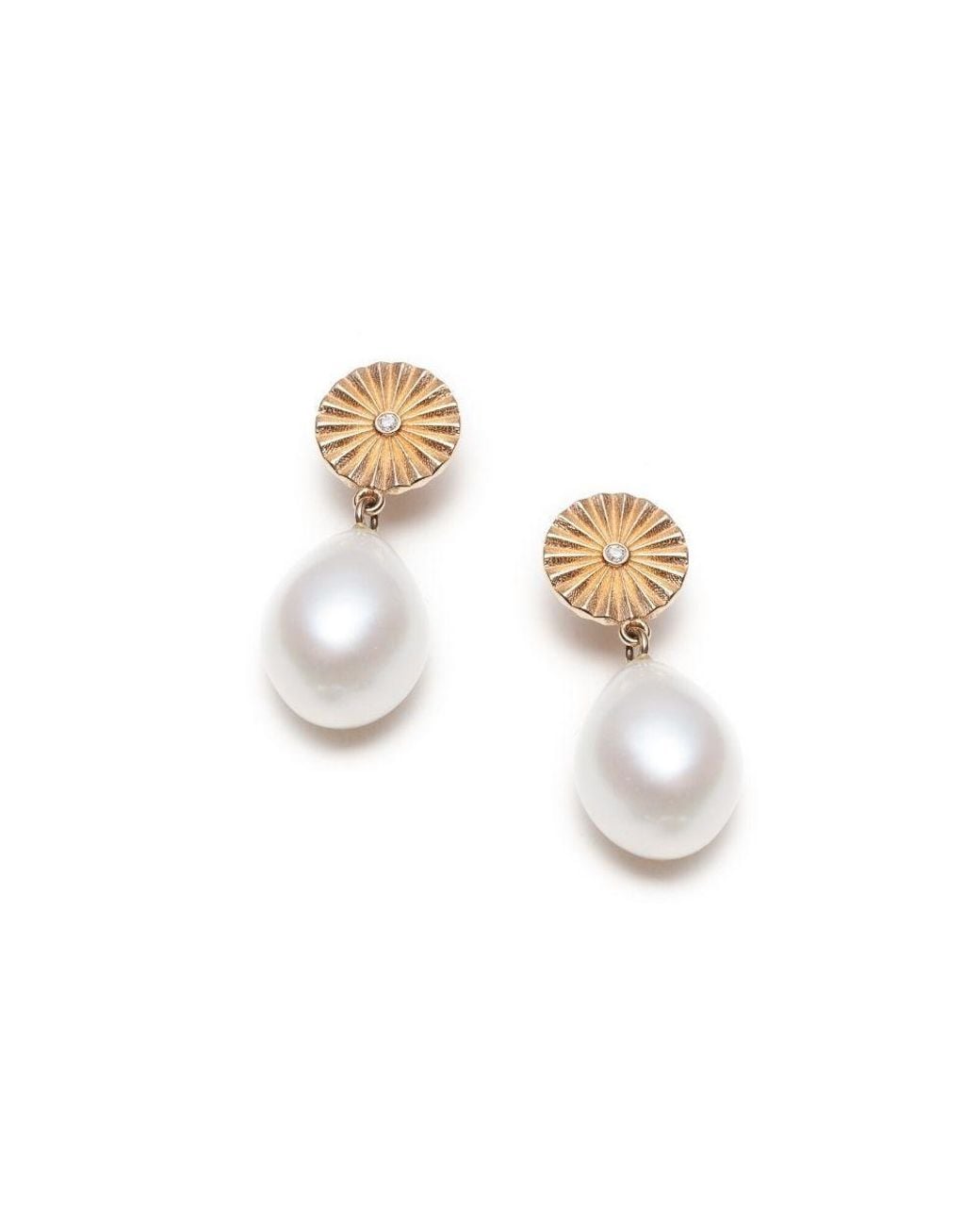With Love Darling Metallic Innovation Pearl Earrings