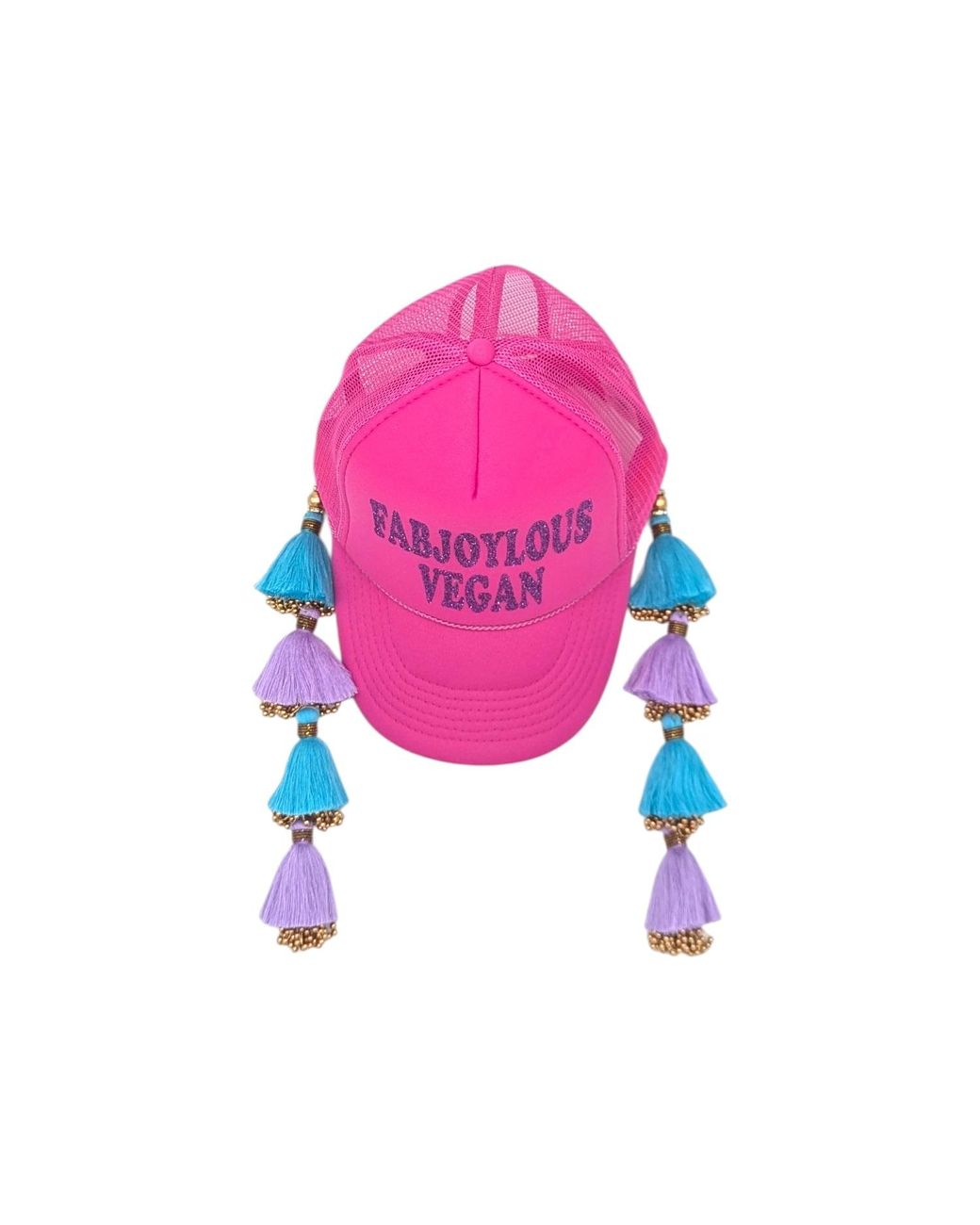 Julia Clancey Pink Fabjoylous Vegan Hotty Dorado Trucker Hat