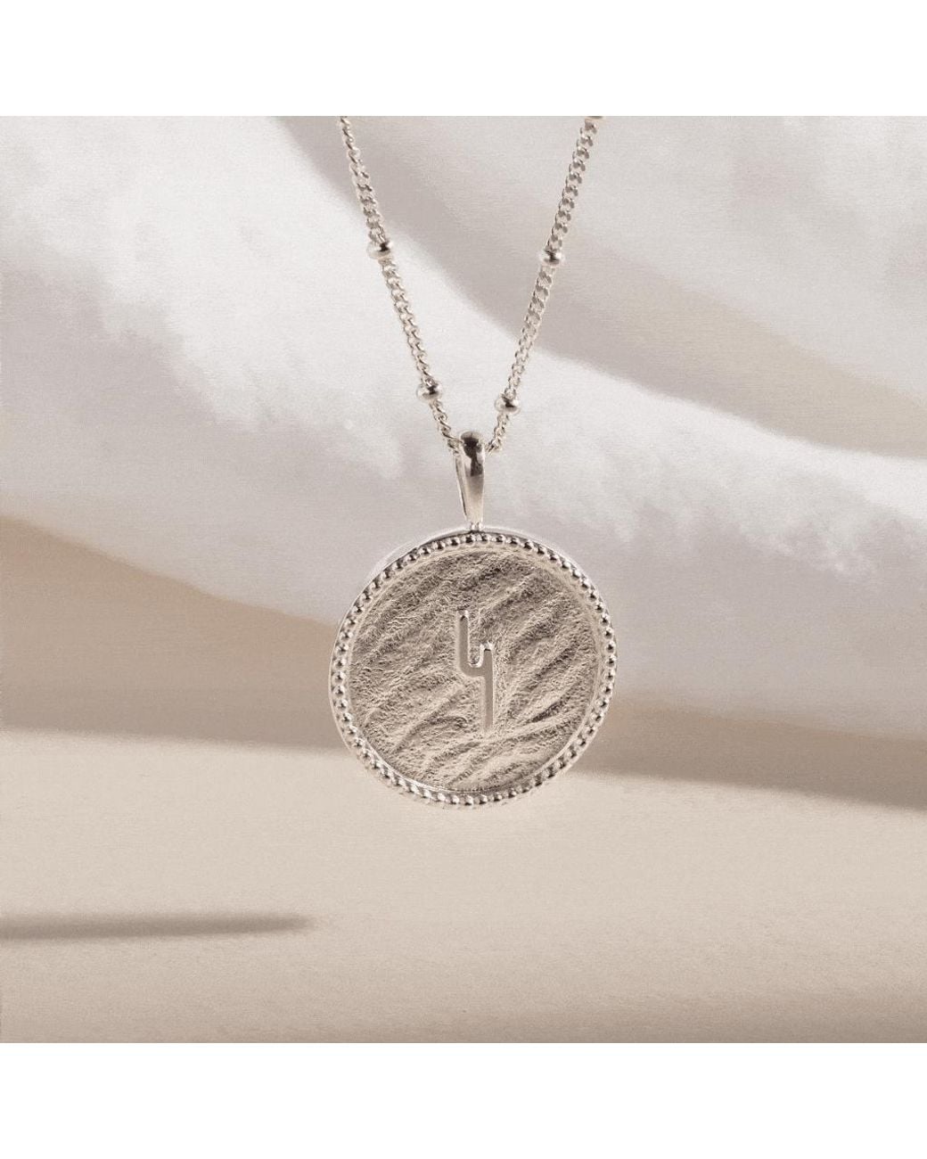 Claire Hill Designs Metallic Hope Shorthand Coin Necklace