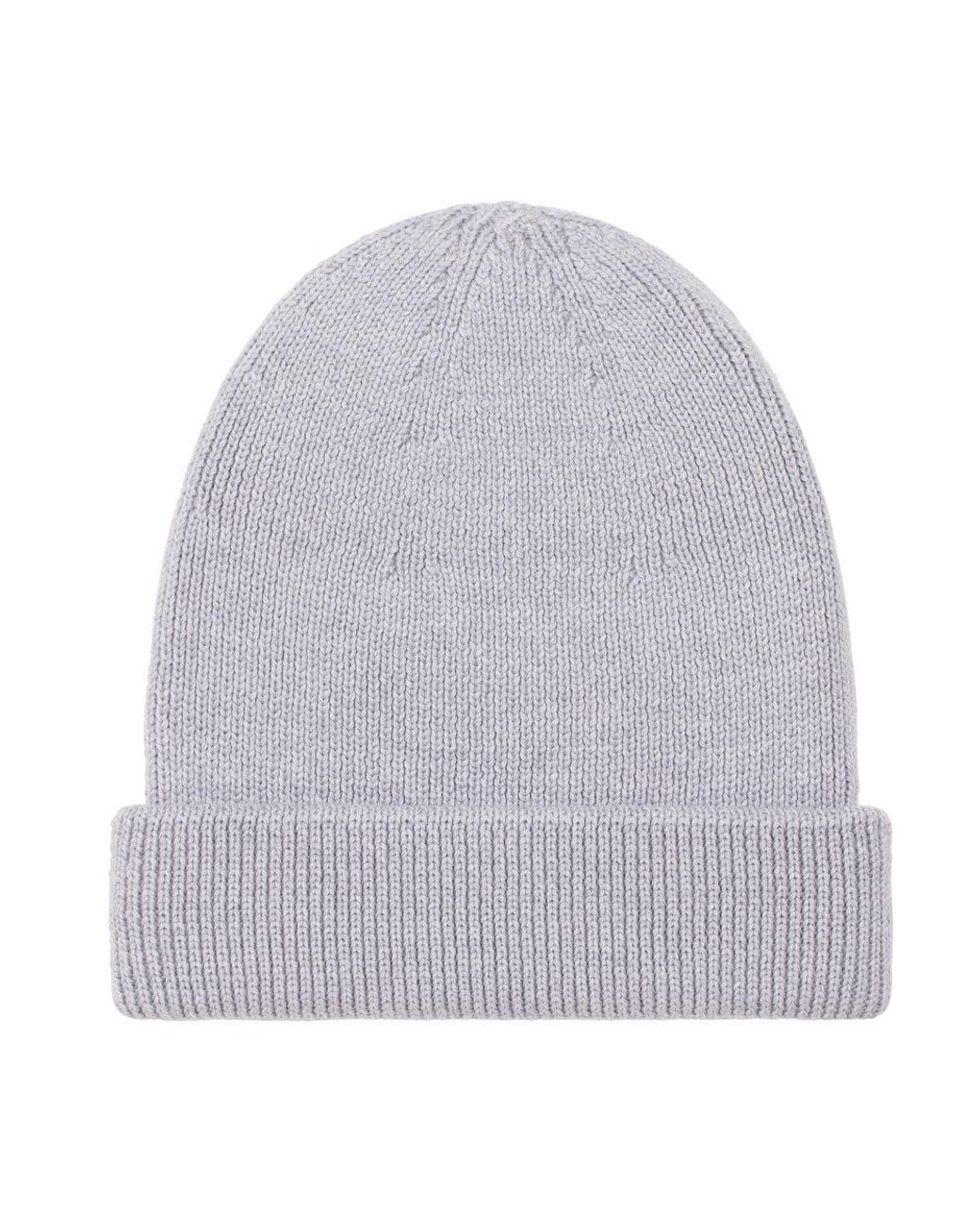 Paul James Knitwear Gray Heavyweight Merino Activewear Beanie