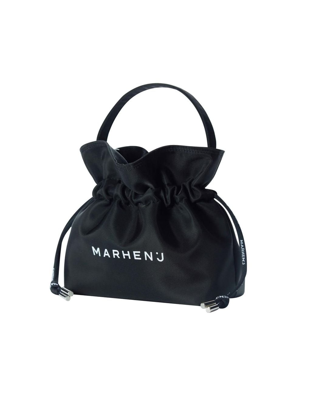 MARHEN.J Blue Recycled Nylon Bucket Bag