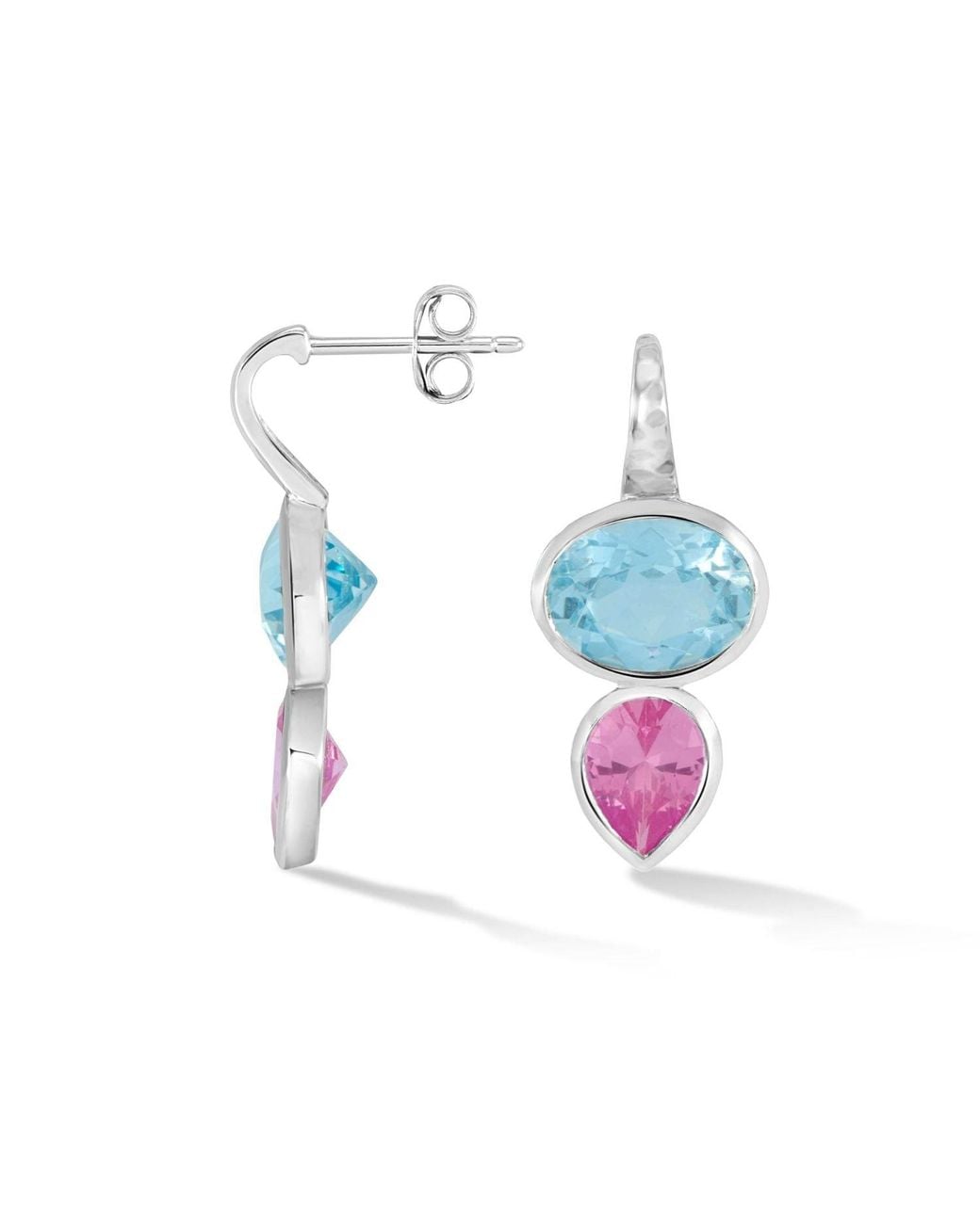 Dower & Hall Blue Topaz Tutti Frutti Earrings