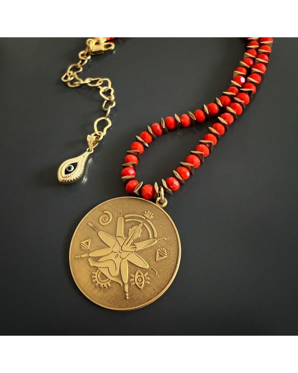 Ebru Jewelry Brown See The Good Choker Necklace