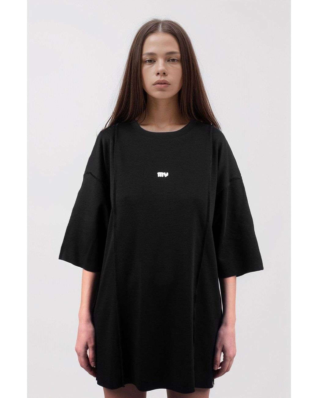 mysimplicated Black Oversized T-Shirt