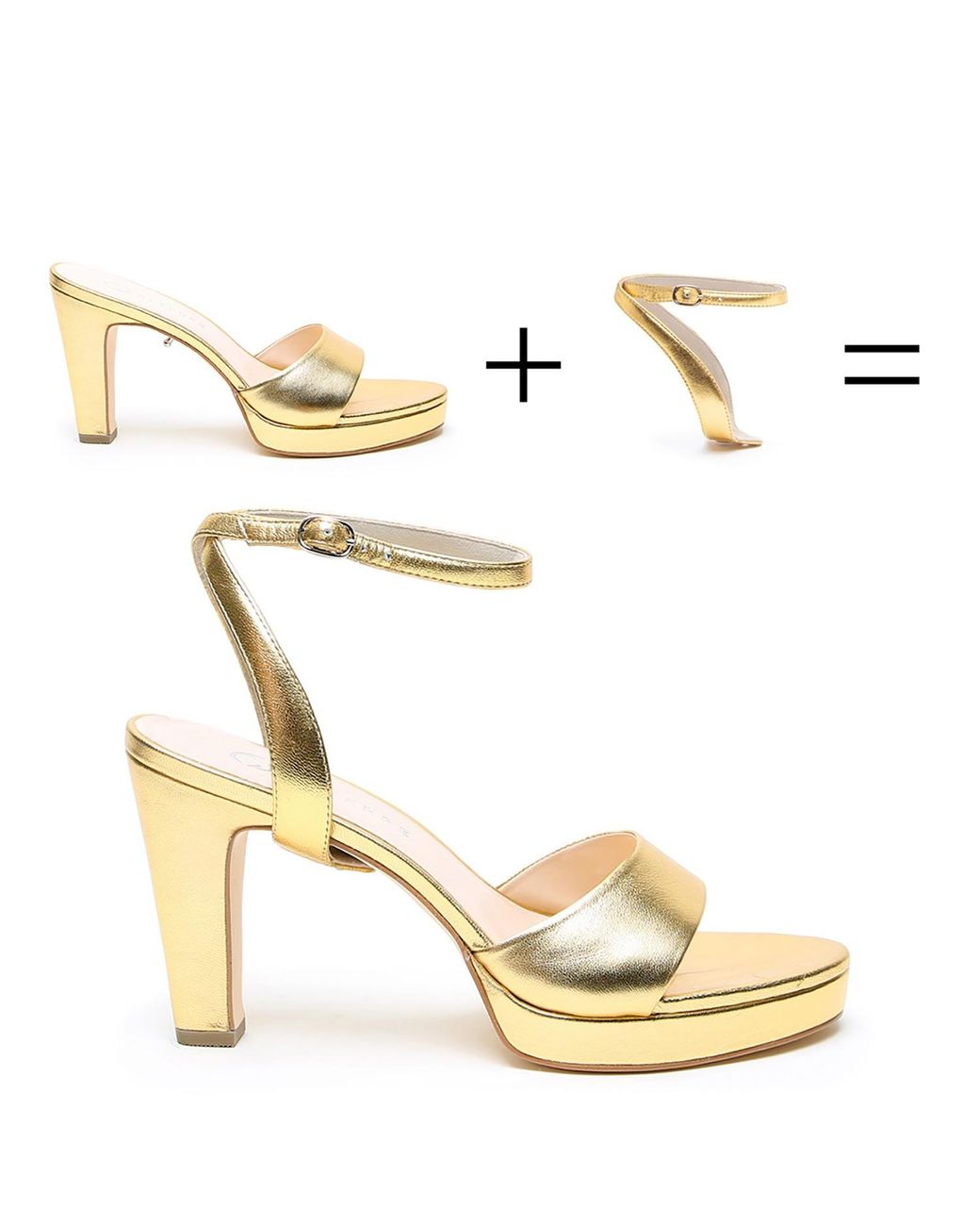 Alterre Metallic Marilyn Platform