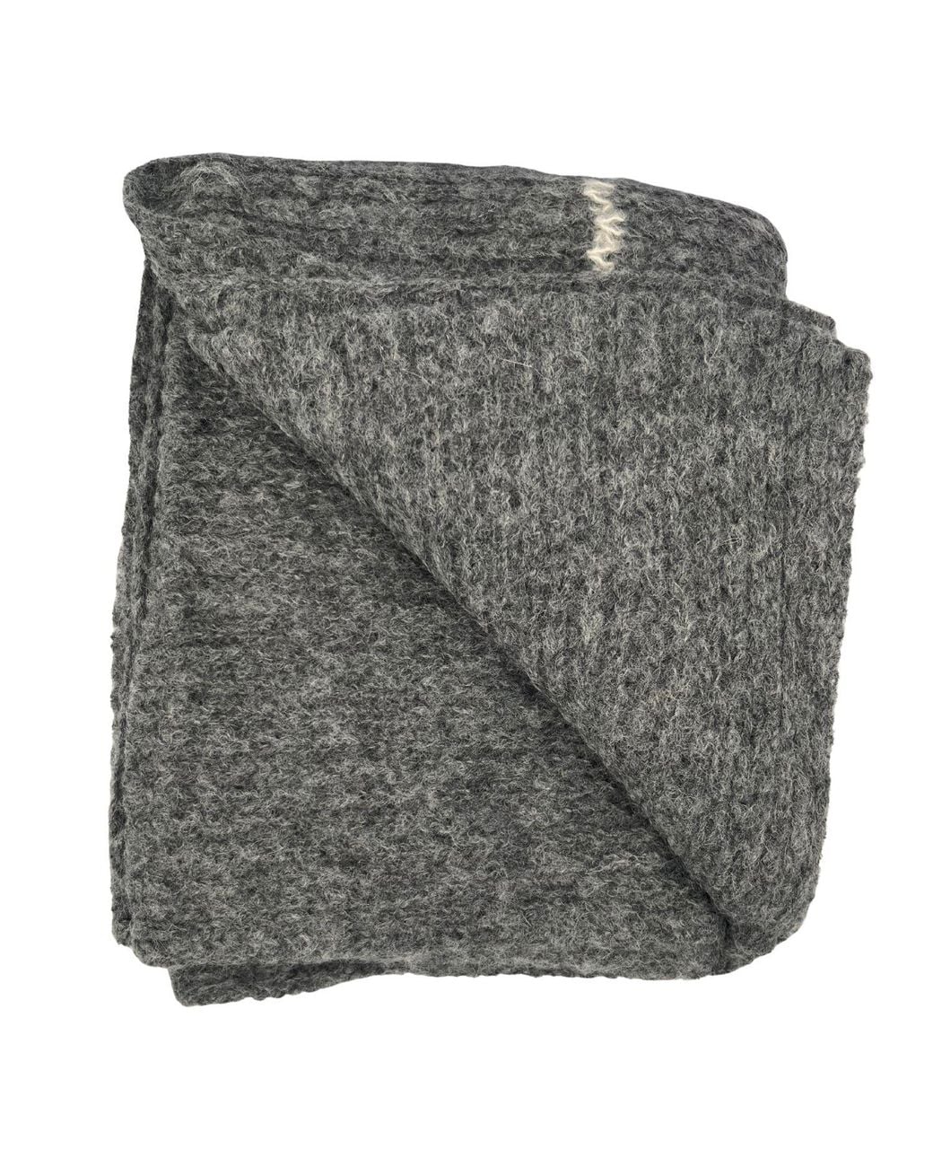 Heritagemoda Gray Charcoal Handmade Soft Alpaca Scarf