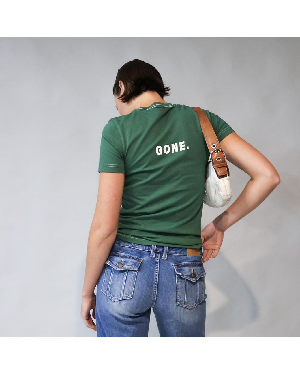 Love and Nostalgia Green Margot Going Places Tee