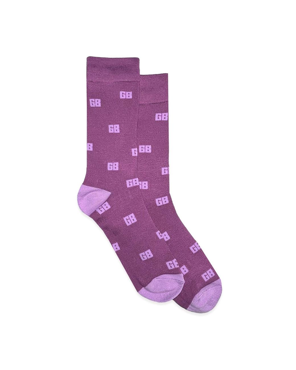 Gresham Blake Red Monogram Bamboo Sock Box Set for men