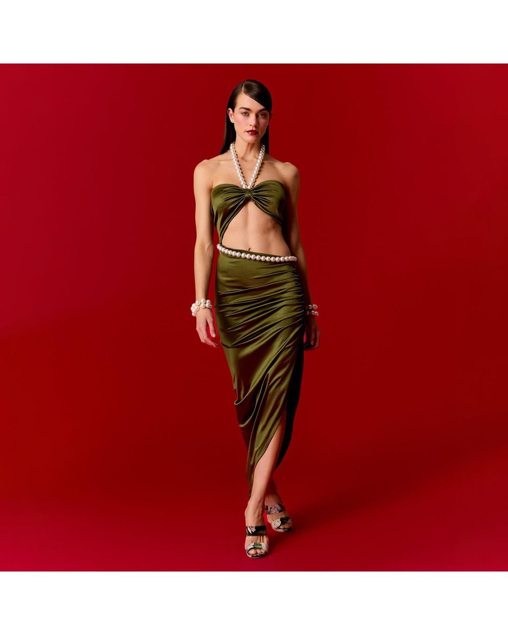 Nur Karaata Brown Sophia Dress
