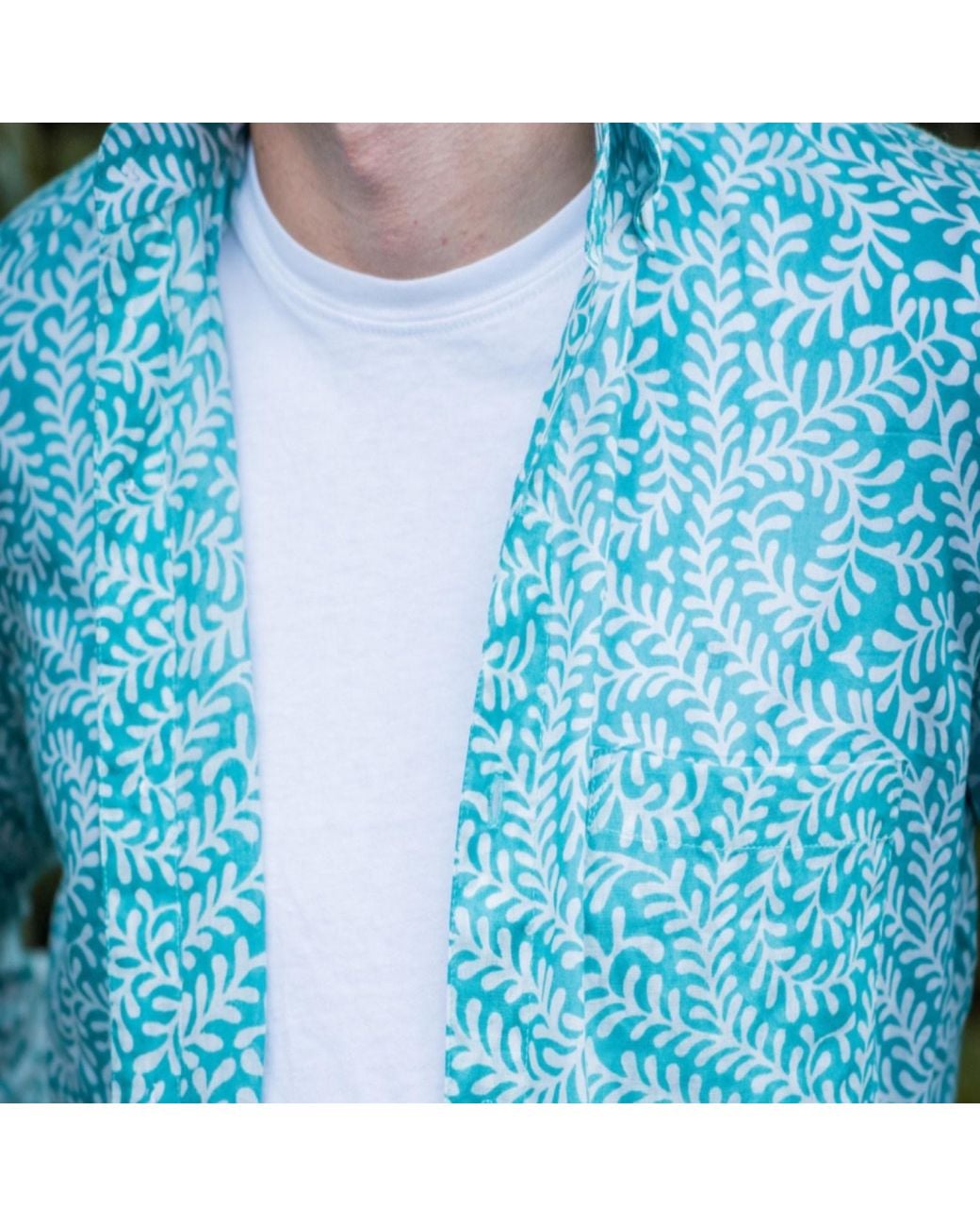 Jago's Tribe Blue Ocean Drift Shirt for men