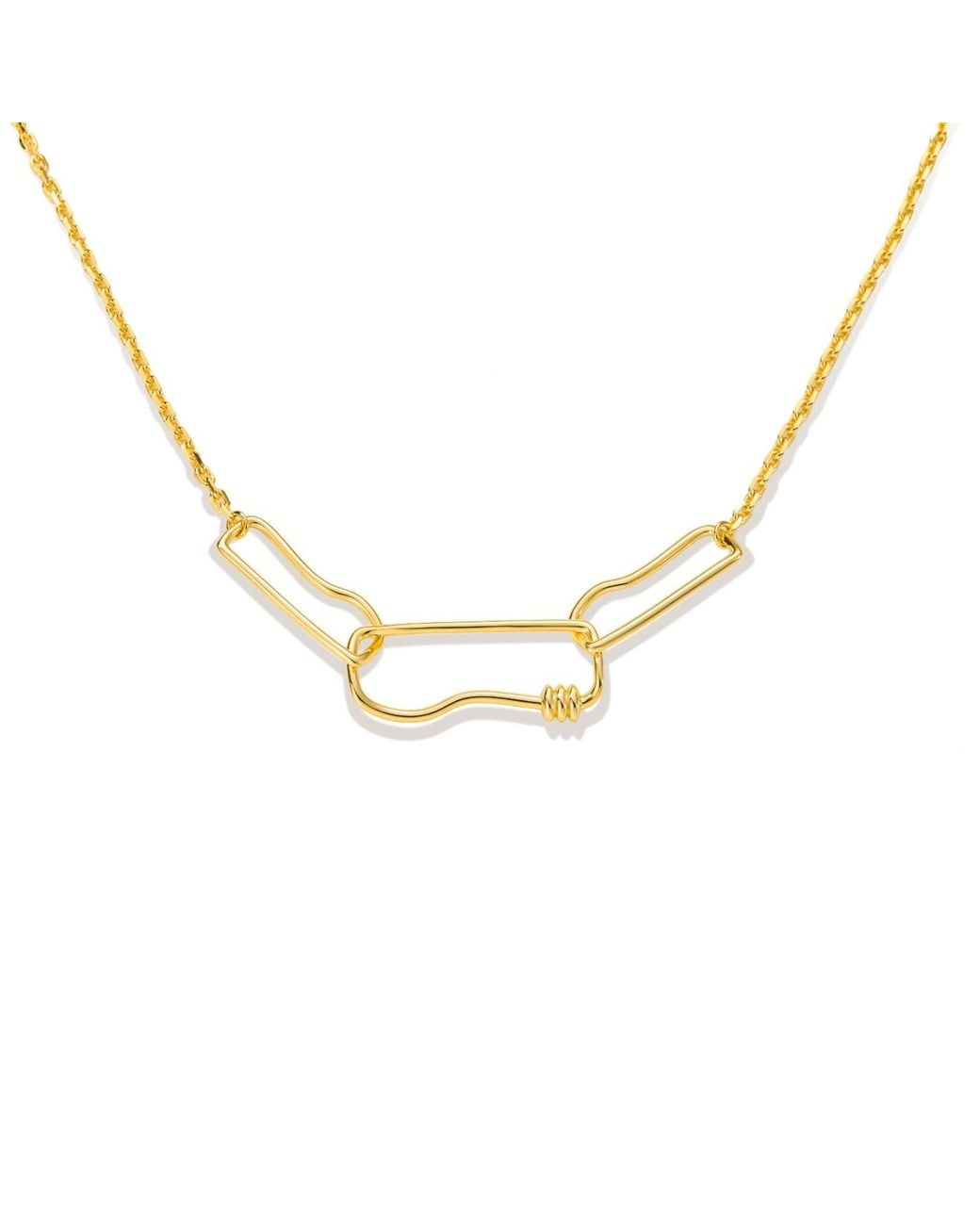 Lait & Lune Metallic Volute Necklace
