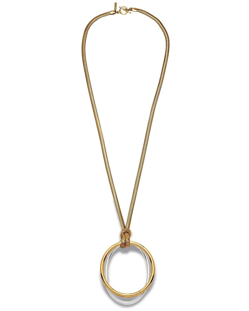 Jaredjamin Metallic Lulu Pendant Chain Necklace