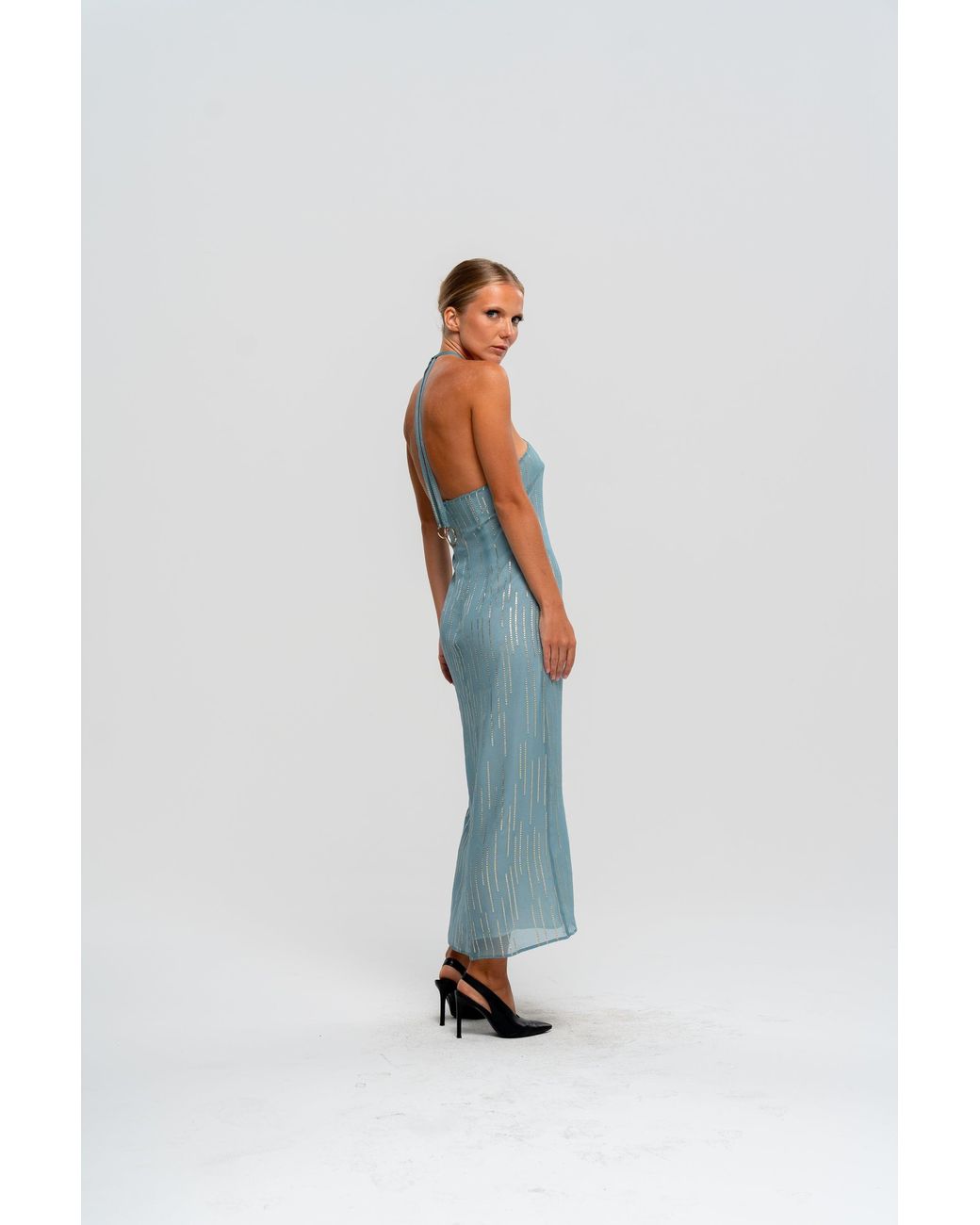 The Ethos Studio Blue Solara Dress