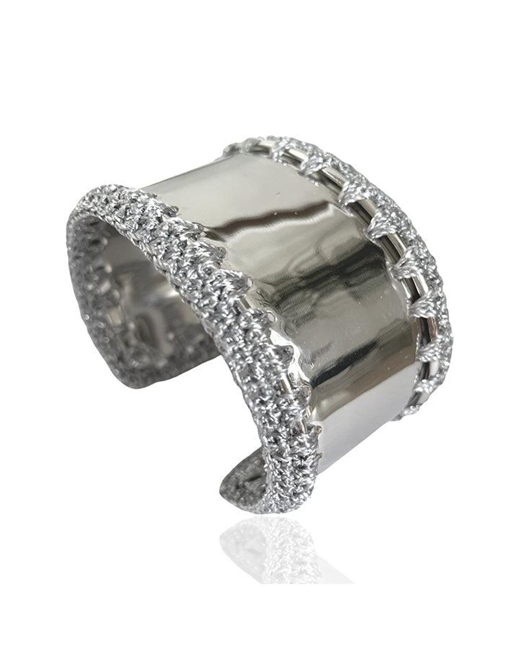 PINAR OZEVLAT Metallic Bosea Cuff