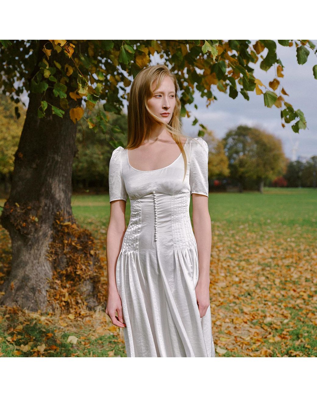 Lor Rein White Rina Dress
