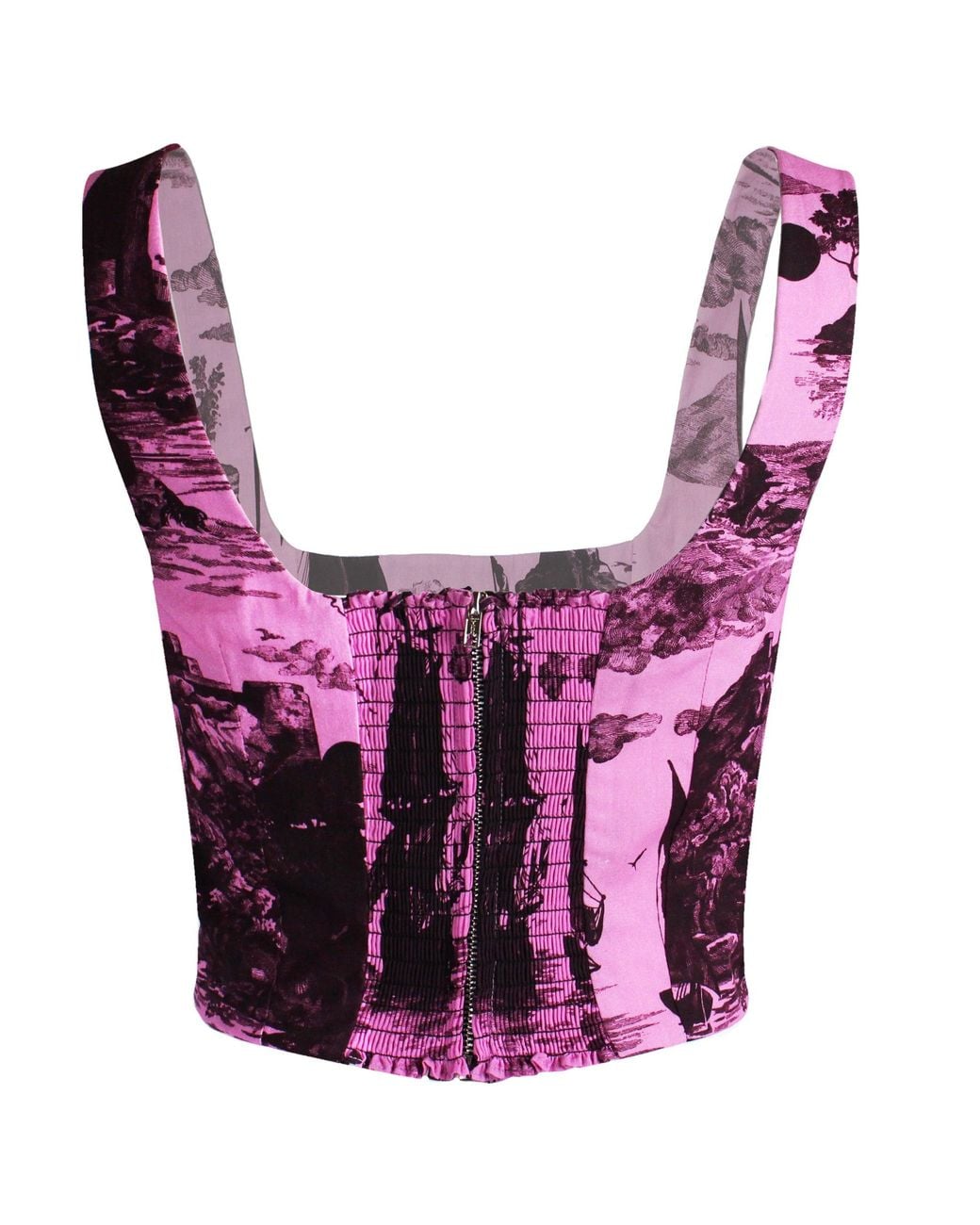 Klements Purple May Bodice Top